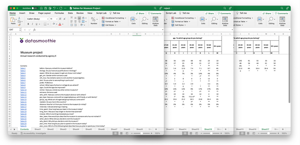 Build beautiful Excel tables from survey data with Python